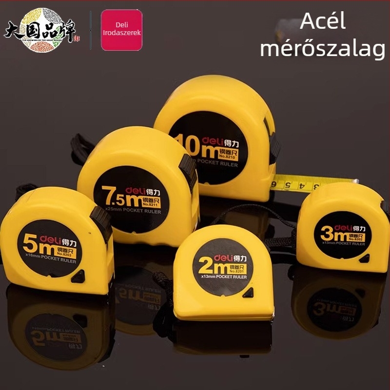 Deli Acél mérőszalag, modell Effective, mérési tartomány 1-50, Importált: Nem