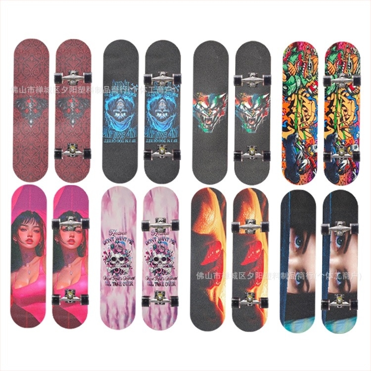 Csúszásmentes matricák skateboardhoz, 0,8 mm vastagság, akril ragasztórendszer, kopásálló, vágásra szabott