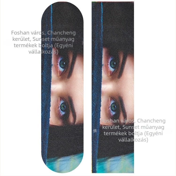 Csúszásmentes matricák skateboardhoz, 0,8 mm vastagság, akril ragasztórendszer, kopásálló, vágásra szabott