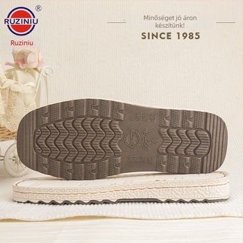 Conium cow gumi papucs téli, tavaszi és őszi használatra — ingázó stílus