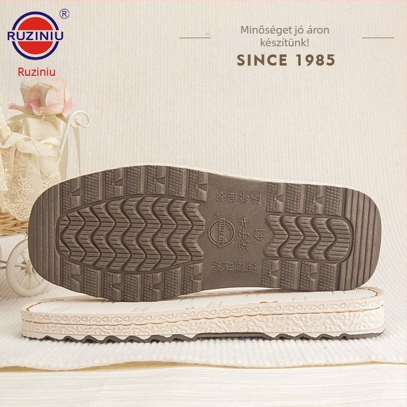 Conium cow gumi papucs téli, tavaszi és őszi használatra — ingázó stílus