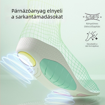 MACYO ortopéd talpbetét, modell 3606, anyag PU/Poron/TPU, boltozat támogató, U-alakú sarok, teljes talpbetét, uniszex felnőttek
