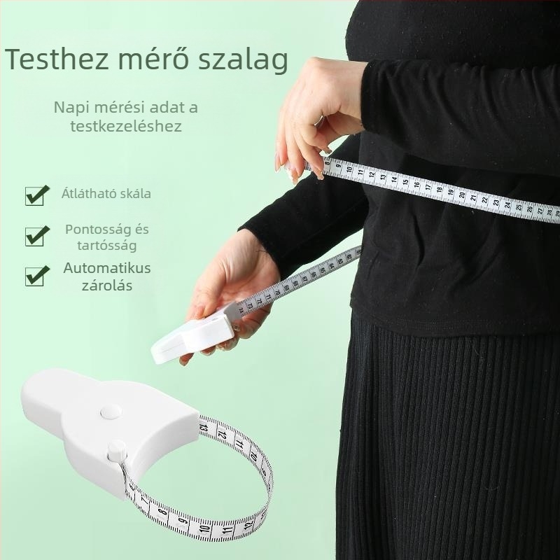 Testkörfogat-mérőszalag, műanyag, modell TM220507C101, mérési tartomány 150, csomag 200, testmérésekhez