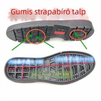Meierjie Gobang Cipő Modell 8073 – gumírozott talpú kényelmes mindennapi és meleg munkacipő téli, tavaszi és őszi viselésre