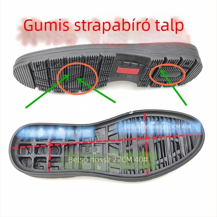 Meierjie Gobang Cipő Modell 8073 – gumírozott talpú kényelmes mindennapi és meleg munkacipő téli, tavaszi és őszi viselésre