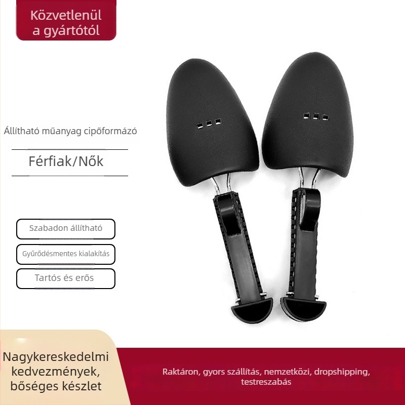 Uniszex állítható cipőfeszítő, cipőexpander, alkalmas sneakerre, bőr cipőkre, csizmákra és szandálokra, deformáció elleni formázó, egész éves használatra