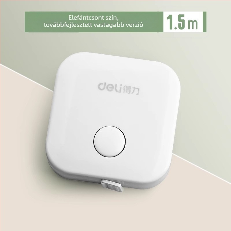 Deli mini mérőszalag – műanyag, hordozható derék- és magasságmérésre, modellek 79650, 79651, 8214, 79652, mérési tartomány 150 cm-ig