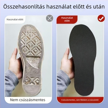Öntapadós EVA talptapasz csúszásgátló betétek – modell: csúszásmentes talpbetétek; alkalmas sportcipőkre, bőrcipőkre, csizmákra, papucsokra és más lábbelikre; stílus: gördülő, elegáns mindennapi használathoz; márka Zhengyan