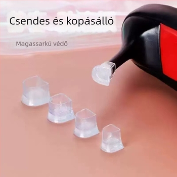 Anti-slip és halk sarkvédők magas sarkú cipőkhöz, védő mandzsetta a sarkakhoz, tartalék vékony sarok, kopásálló