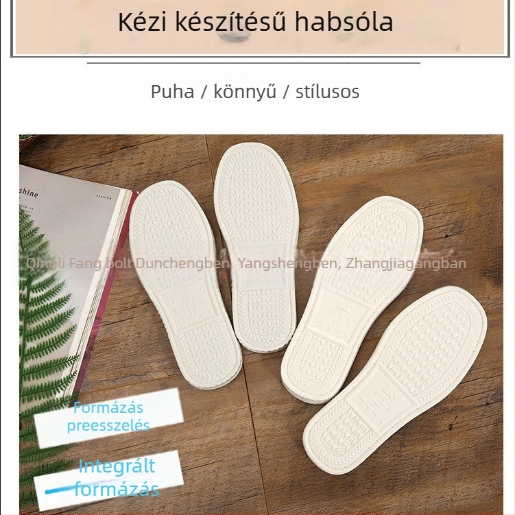 Kézzel készített domborított hab papucs talp, csúszásmentes, sík talp, mindennapi használatra