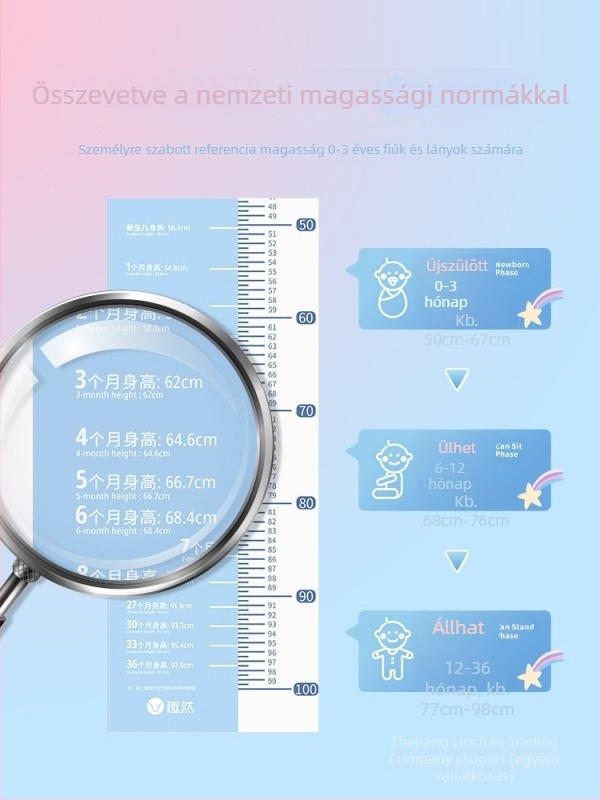 Csecsemő magasságmérő eszköz és magasságmérő párna | Anyag: Other; Termékkód: Baby height measurement; Használati cél: Other