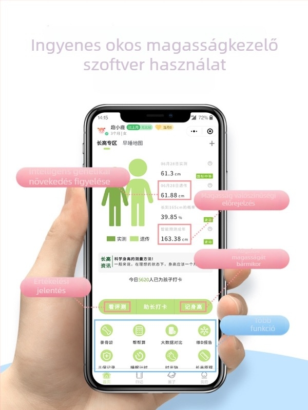 Csecsemő magasságmérő eszköz és magasságmérő párna | Anyag: Other; Termékkód: Baby height measurement; Használati cél: Other