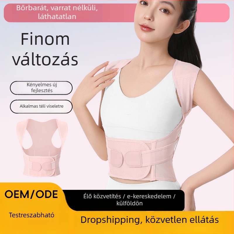 Melody U9 Testtartás-korrekciós öv — Légáteresztő hátsó támasz, részleges támogatás a hátnak, a felsőtestnek és a vállaknak