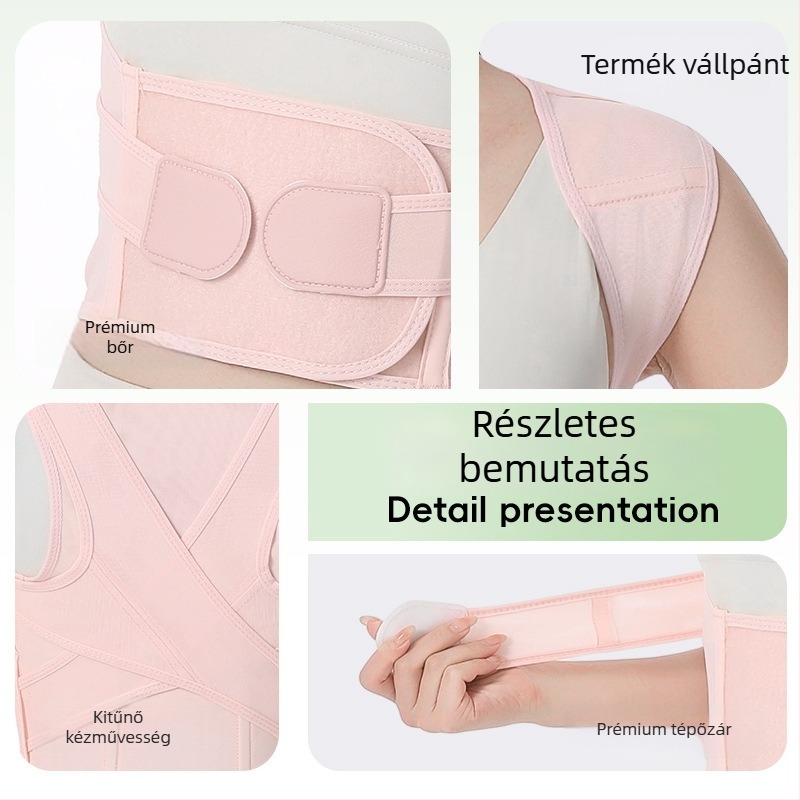Melody U9 Testtartás-korrekciós öv — Légáteresztő hátsó támasz, részleges támogatás a hátnak, a felsőtestnek és a vállaknak