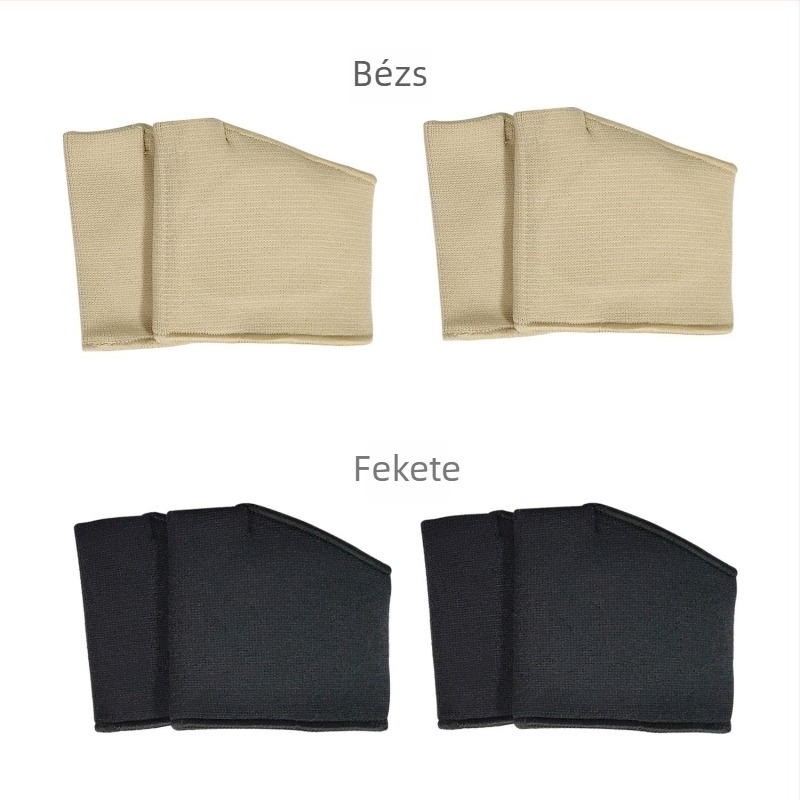Gél-nylon anyagú elülső talp részes zokni, ortopéd félbetét, csúszásmentes védelem téli viselethez, uniszex