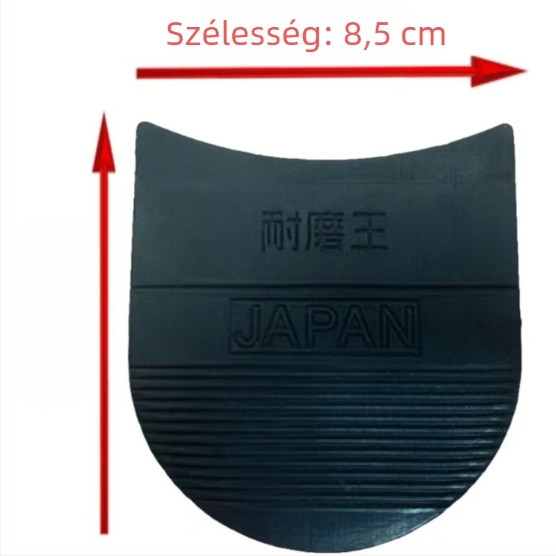 Gumiból készült talptapaszok elő- és sarokrészhez, modell Wear-resistant King, alkalmas sportcipőkhöz, bőrcipőkhöz, szandálokhoz és mindennapi lábbelikhez
