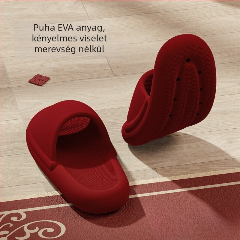 Uniszex esküvői papucs pár számára, felső rész: nem szövött anyag, talp EVA, talp vastagsága 1,5–3,5 cm, sarkú