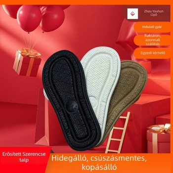 DIY papucs PVC talp – extra széles és extra vastag, csúszásmentes, kopásálló, puha és csendes