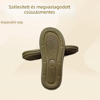 DIY papucs PVC talp – extra széles és extra vastag, csúszásmentes, kopásálló, puha és csendes