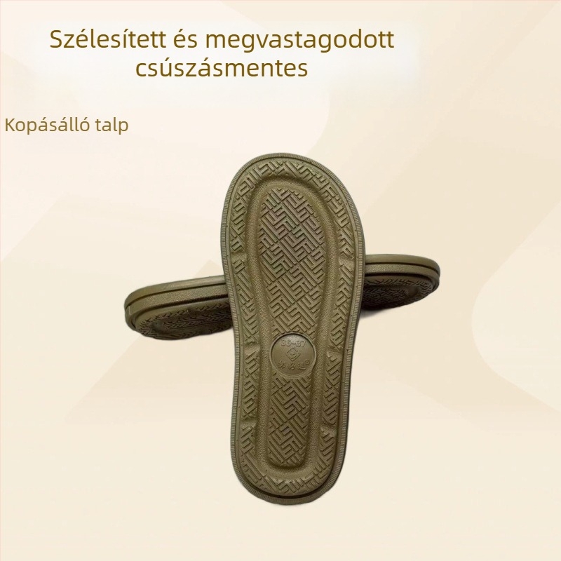DIY papucs PVC talp – extra széles és extra vastag, csúszásmentes, kopásálló, puha és csendes