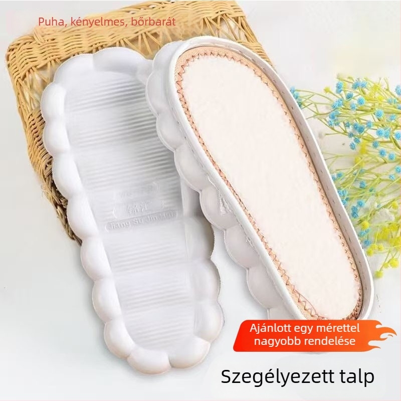 EVA papucs talp készlet - kézzel készített horgolt papucsokhoz