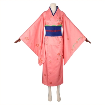 Női kimono cosplay teljes készlet, Hengda, poliészter anyag, poliészter tartalom 50-70%, téli 2024, gyengéd stílus, friss és édes stílus