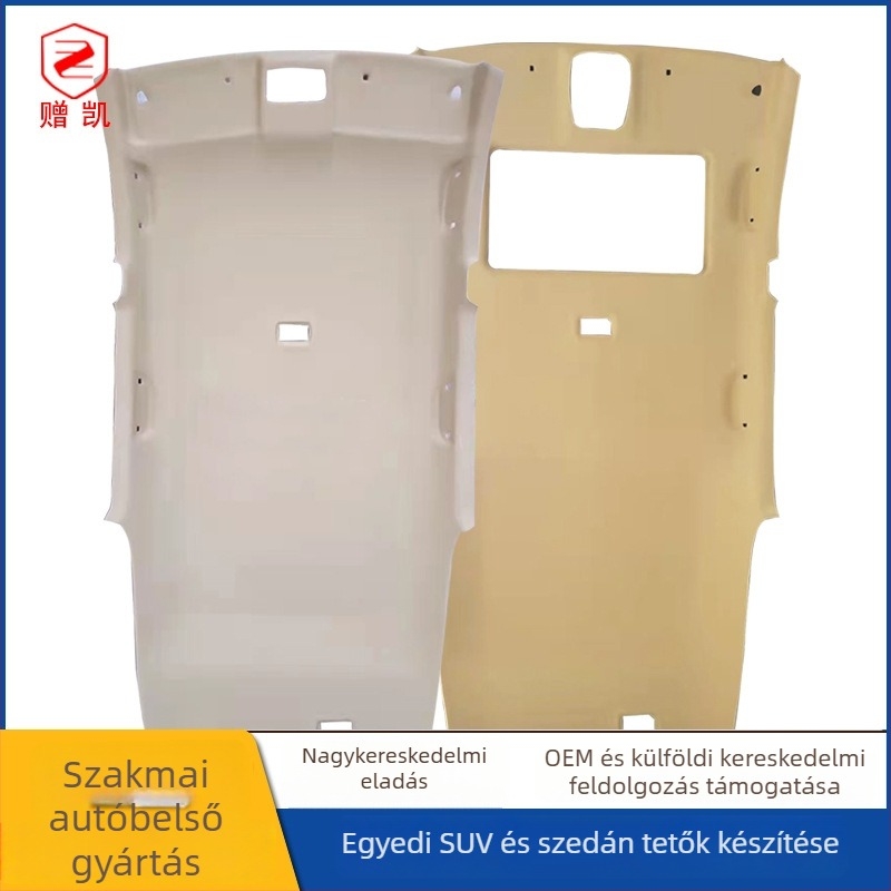 Autó belső tetőburkolat — üvegfibrás anyag, testreszabás, nyomtatott logó, márka Gift for Kai