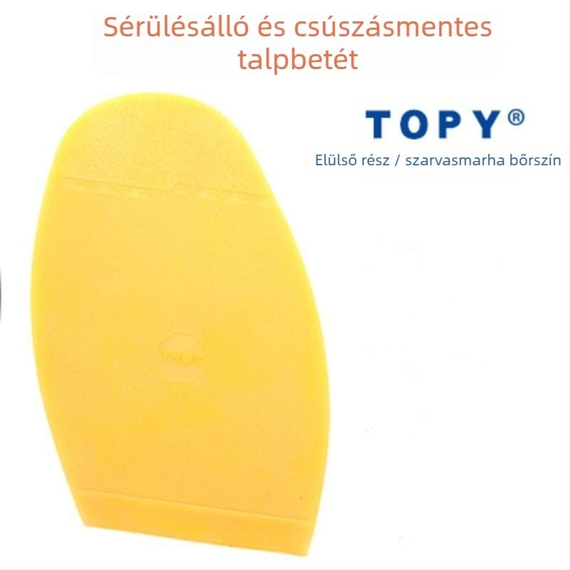 Magas sarkú előrész csúszásmentes betét, faanyagú, kopásálló, csendes