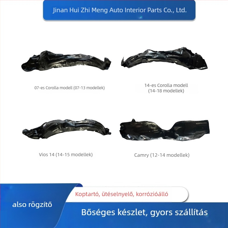 Toyota Corolla 07-18 fender belső burkolat, bal és jobb első kerékhez, PP anyag, Dream of brilliance