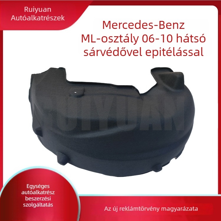 Mercedes-Benz ML-Class hátsó kerékív belső burkolat (2006–2010) – alkatrészszámok 1648840522, 1648840622