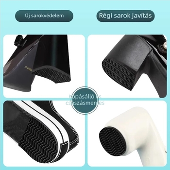 Talp anti-slip kopásálló ragasztó patch – hálós mintázat stílus, gumi, modell 6084-012gh