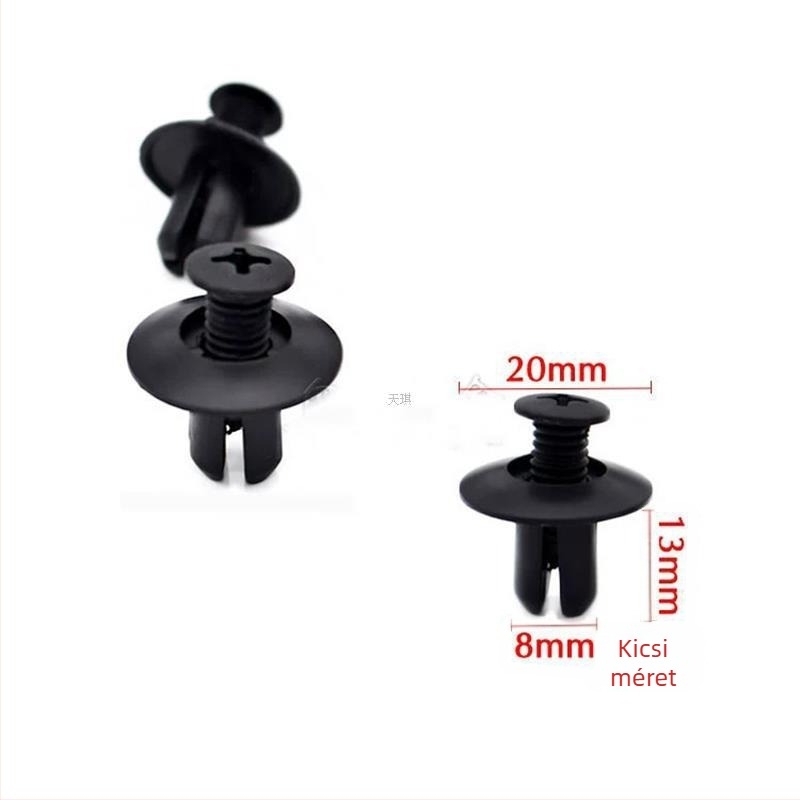 Autóipari csomagtartó rögzítő klipek, 8 mm-es expanziós csavar a belső burkolathoz, modell 46966, termékkód 46966, márka Comfortable, eredeti gyár