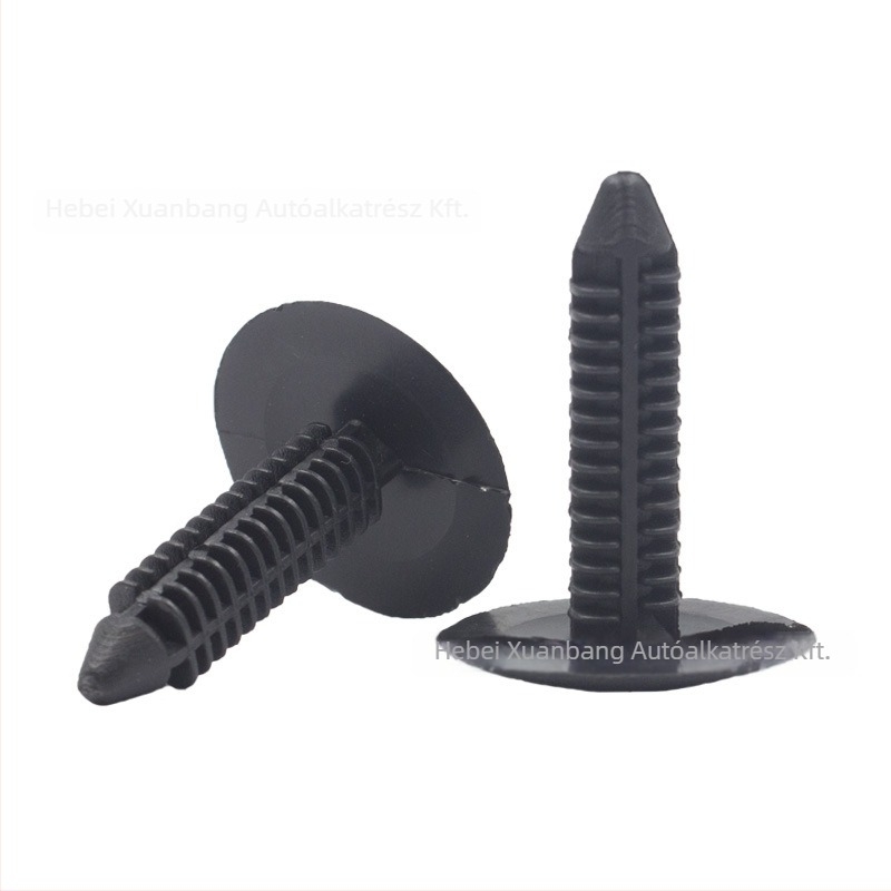 Nylon autó tető belső burkolat klipszek fa alakú szegecsekkel, univerzális, modell 00200, 500 db, Xuanbang