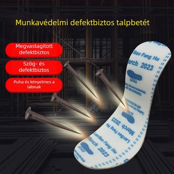 Kevlar anti-perforációs talpbetét munkavédelmi lábbelikhez