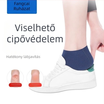 Héltakaró védelem a száraz, repedt sarkakhoz — PVC, modell ZHHH0001, Thousand Leaves márka, kompatibil sportcipőkhöz, cipőkhöz, csizmákhoz, szandálokhoz, hétköznapi és munkás lábbelikhez, egész évben