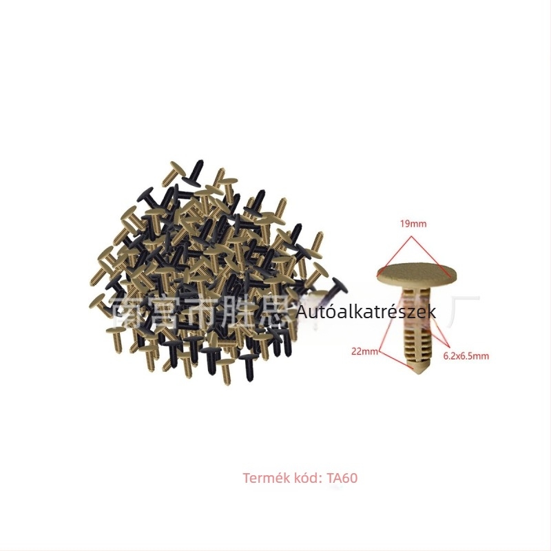TA68 Toyota csomagtartó panel rögzítő klip – műanyag és nylon