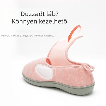 Párok számára készült papucs pamut felsőrésszel és TPR talppal
