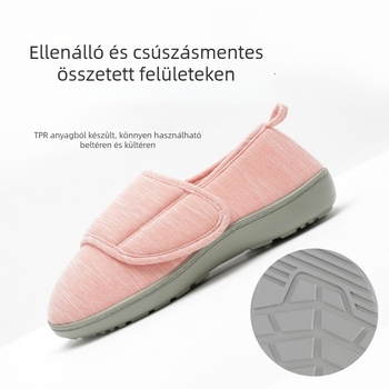 Párok számára készült papucs pamut felsőrésszel és TPR talppal