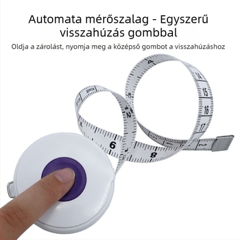 Three Gang ruházathoz és varráshoz tervezett mérőszalag — anyaga: szarvasmarha bőr nano-szintézis; mérési tartomány 150 mm; háztartási használat