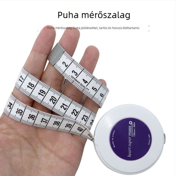 Three Gang ruházathoz és varráshoz tervezett mérőszalag — anyaga: szarvasmarha bőr nano-szintézis; mérési tartomány 150 mm; háztartási használat