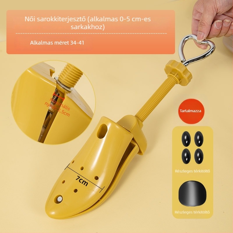 Cipőtágító eszköz – Modell 985, alkalmas vászon cipőkhöz, univerzális nyújtó eszköz a szélesség és hossz növeléséhez