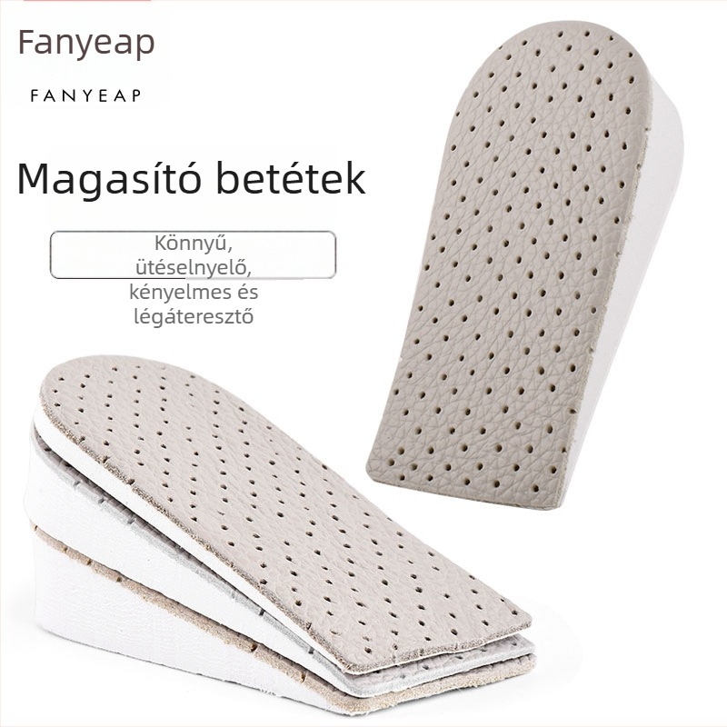 D1P60 Láthatatlan magasságnövelő talpbetét, légző félméretű talpbetét, kényelmes
