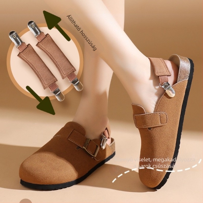 Birkenstock-stílusú cipőklipsz — PU anyag, modell: cipőklipsz, alkalmas szandálokra, mindennapi cipőkre és papucsokra, stílus: duckbill csatok retro, Xingye márka