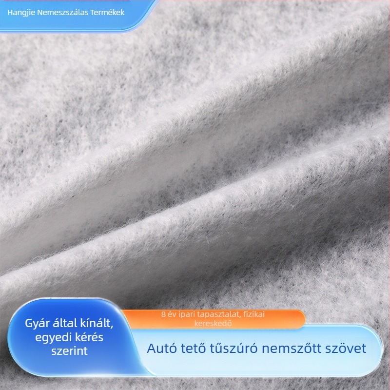 Hangjie autó tető belső felület — tűvel átszúrt nemszőtt anyag, szigetelés és zajcsökkentés