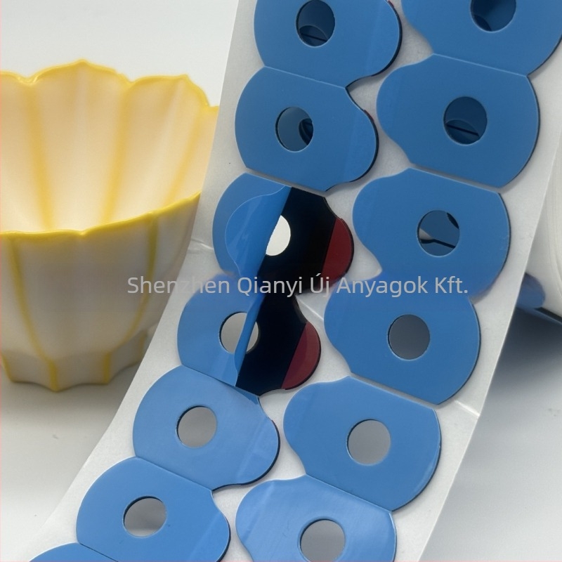 Lencse csiszolásához csúszásmentes ragasztószalag - PE, 0,8 mm, magas hőmérsékletű ragasztó, -20–150°C, üveg kötéséhez