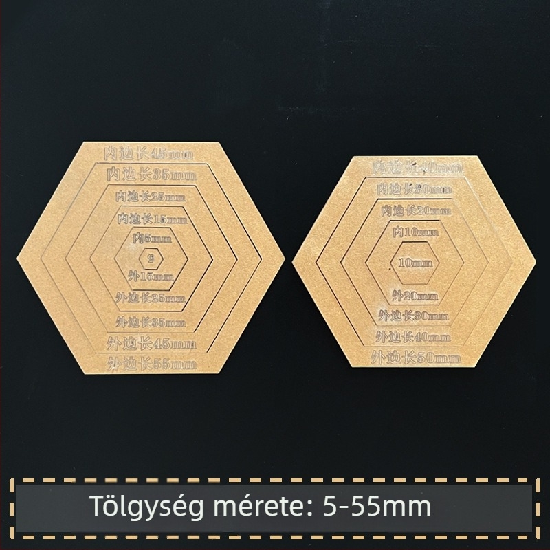 Sashiko hímzés sablon kerek és négyzet alakú pohár alátétekhez; akril vonalzó; patchwork jelölő eszköz; Nagymama kertjének illusztrációja