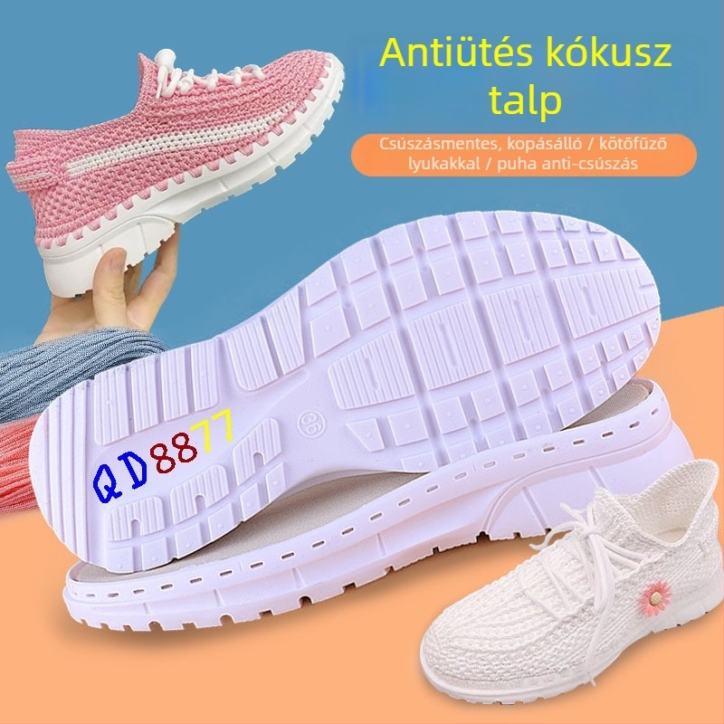 Cipőtalp — Coconut Sole modell, PVC anyag, márka qdsole; alkalmas kézzel készített csipkés cipőkhöz; széles lábfejnek; egész éves használatra