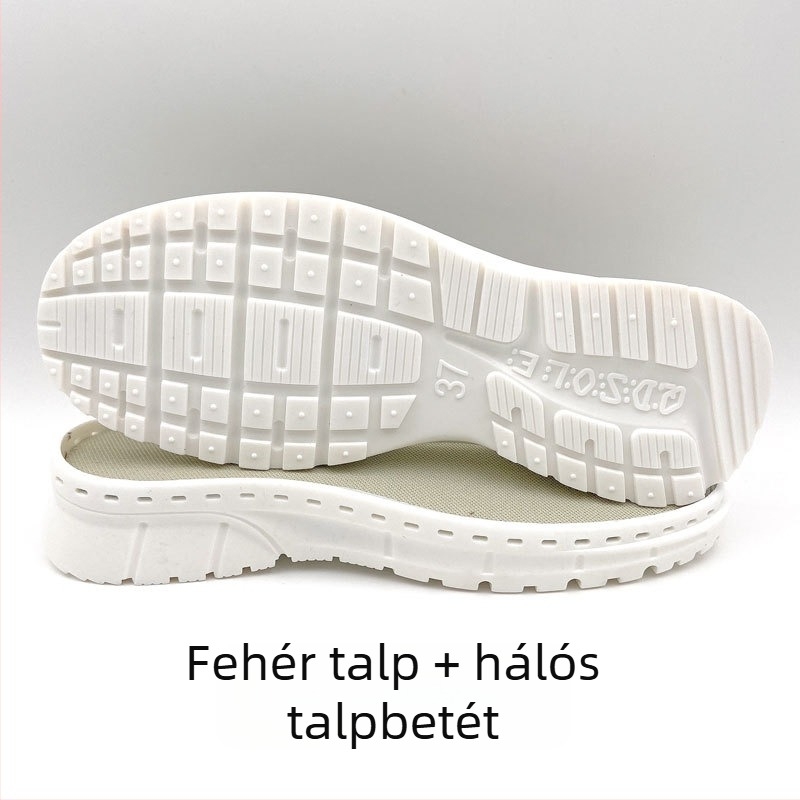 Cipőtalp — Coconut Sole modell, PVC anyag, márka qdsole; alkalmas kézzel készített csipkés cipőkhöz; széles lábfejnek; egész éves használatra