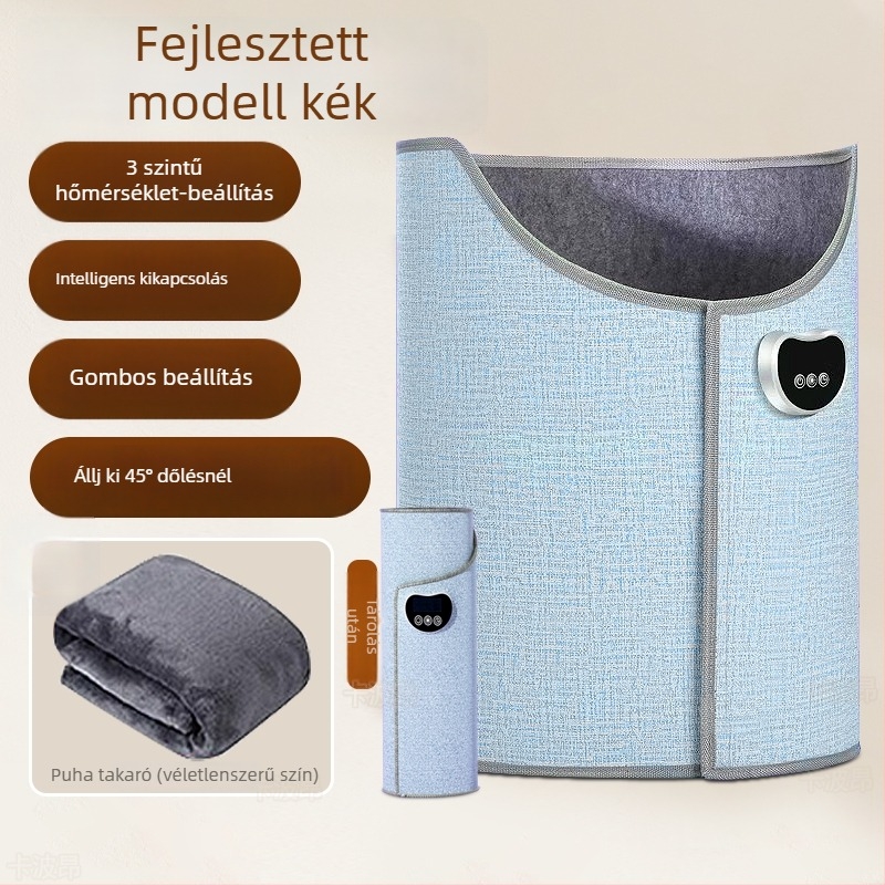 Uniszex bőr felső részű, fűtőtalpú papucs USB-vel – otthoni cipő