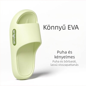 Páros papucsok, csúszásmentes EVA felsőrész és EVA talp, magasságot növelő vastag talp, injektált talppal, háztartási használatra